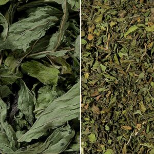Menthe poivrée et menthe verte